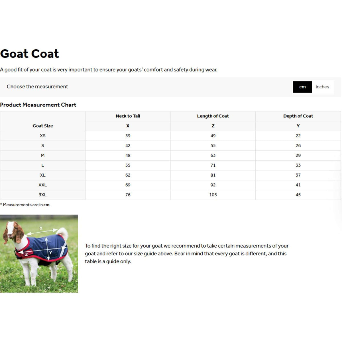 Horseware Goat Coat 200g Witney Navy