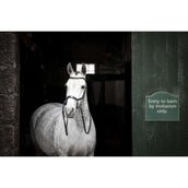 Rambo Micklem Bitless Bridle Zwart