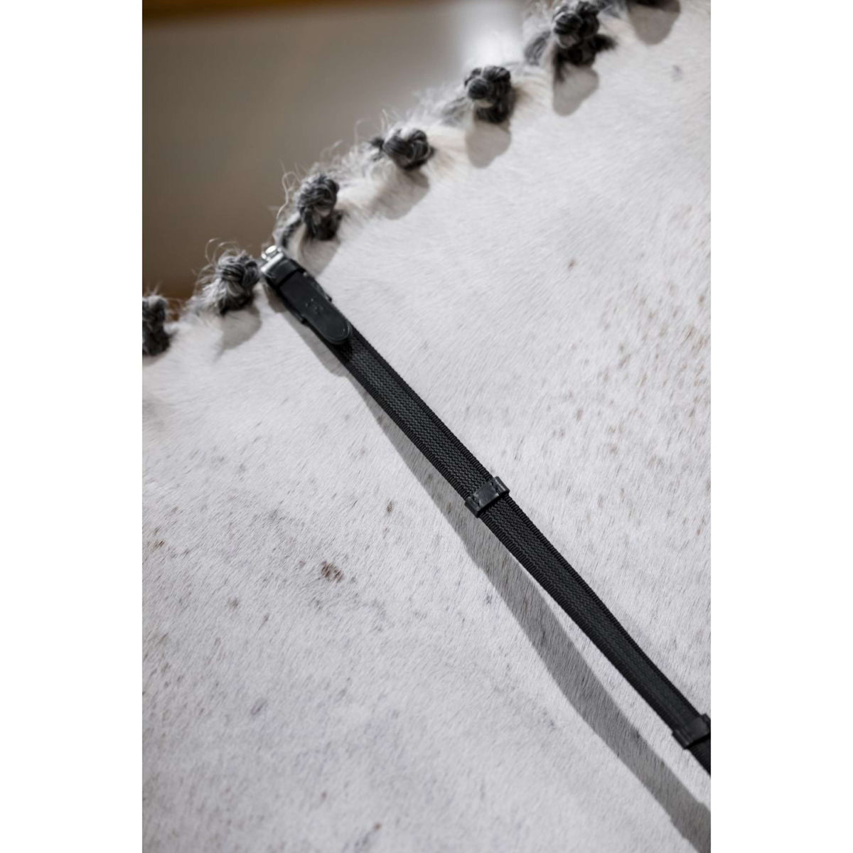 Horseware Teugels Rubber Grip Continental Zwart