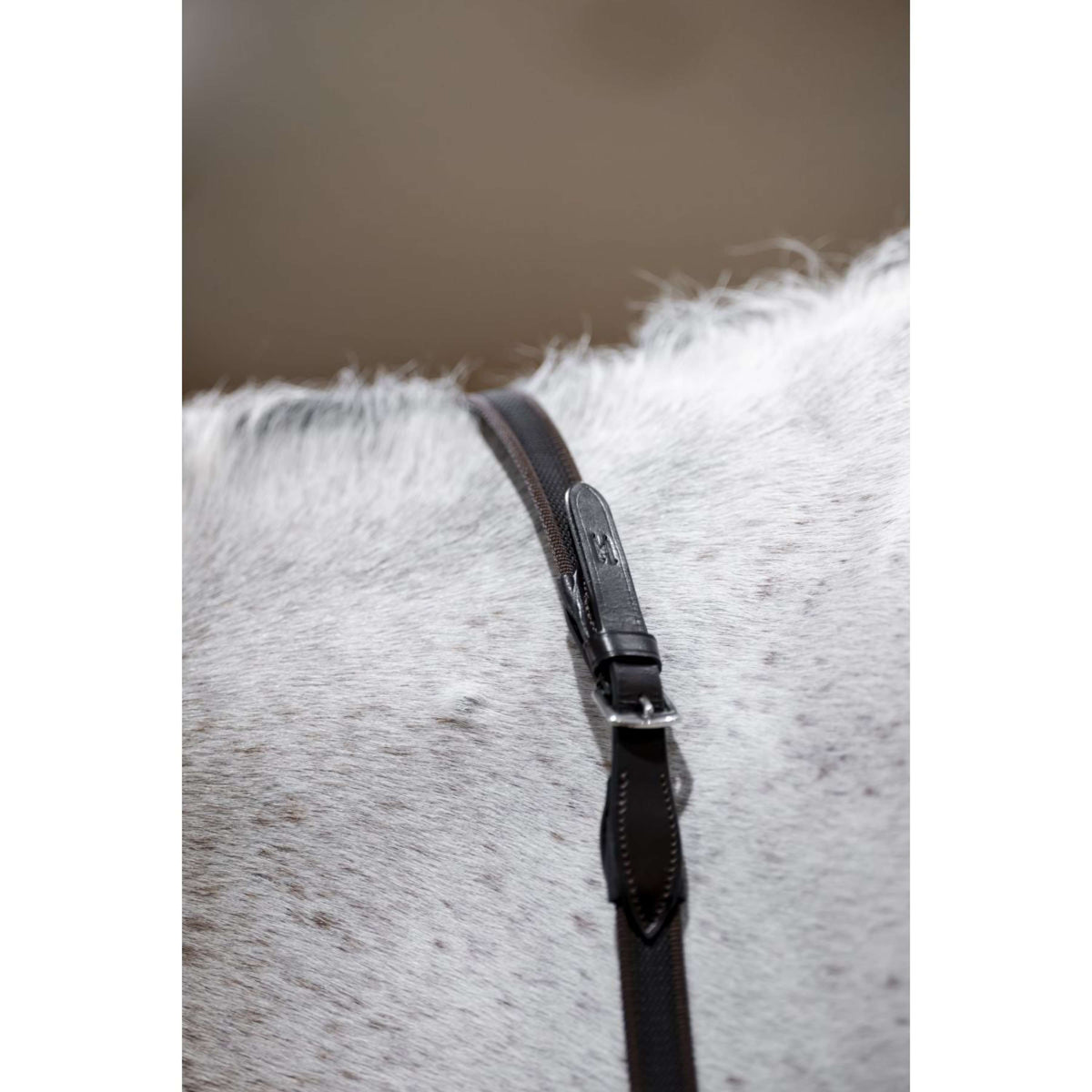 Horseware Teugels Rubber Grip Continental Zwart