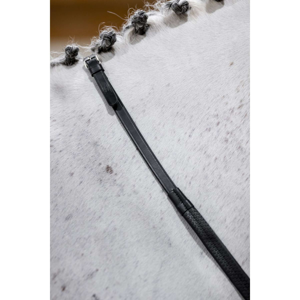 Horseware Teugels Rubber Grip Zwart