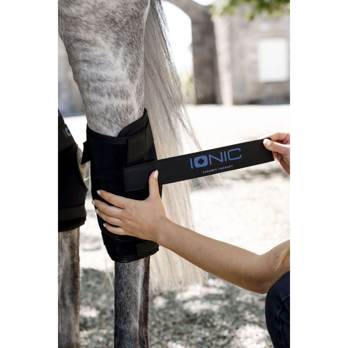 Horseware Hock Boots Ionic Set of 2 Zwart