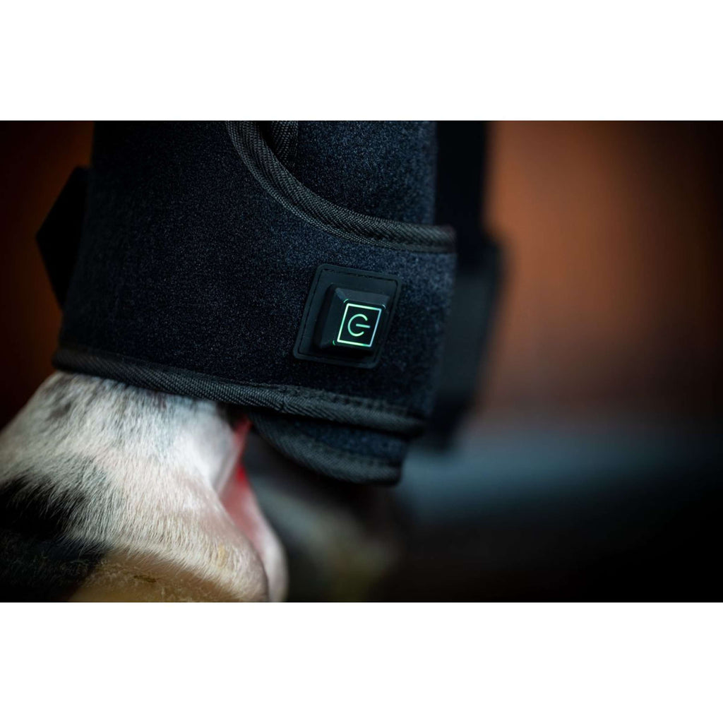 Horseware Leg Wraps LED Red Light Therapy Pair Zwart/Zwart