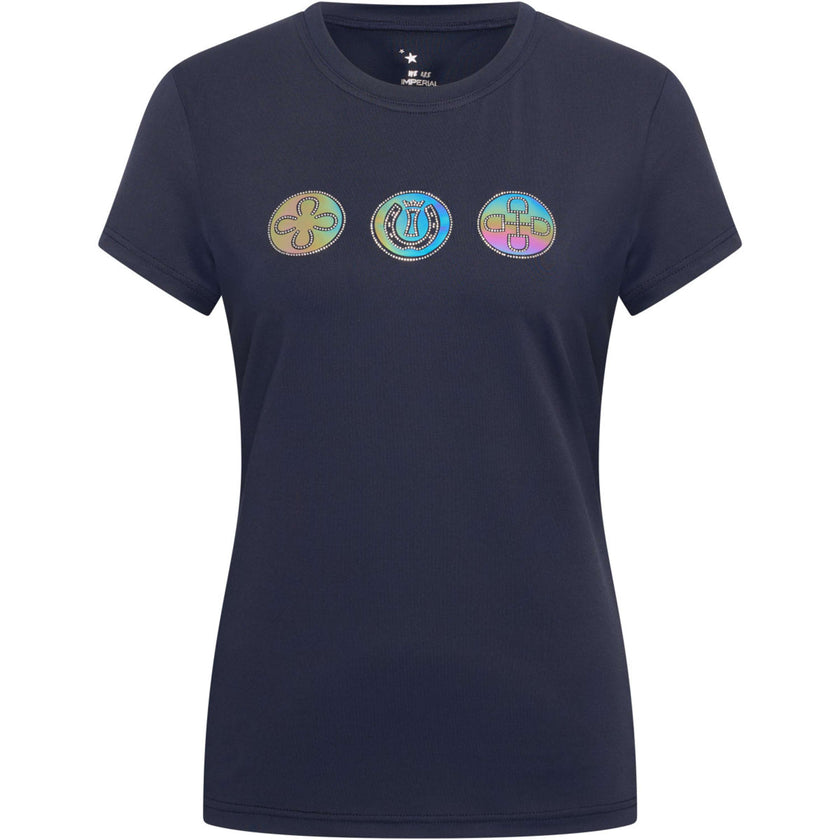 Imperial Riding T-Shirt IRHHolographics Navy