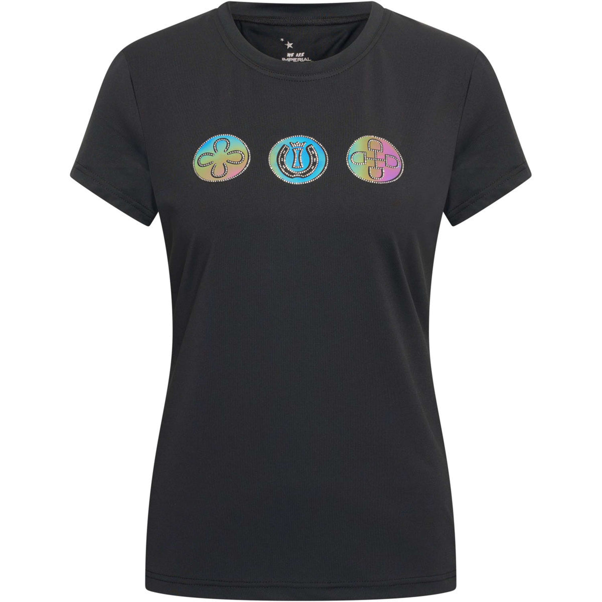 Imperial Riding T-Shirt IRHHolographics Zwart