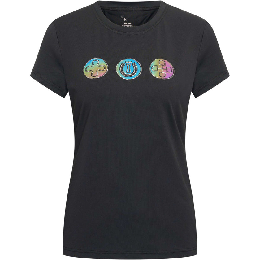 Imperial Riding T-Shirt IRHHolographics Zwart