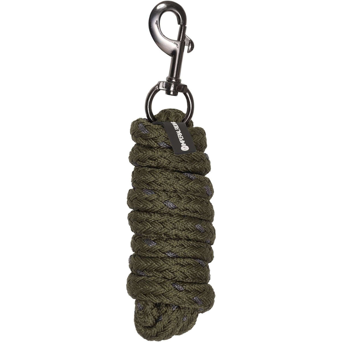 Imperial Riding Halstertouw IRHDeluxe met Musketonhaak Olive Green