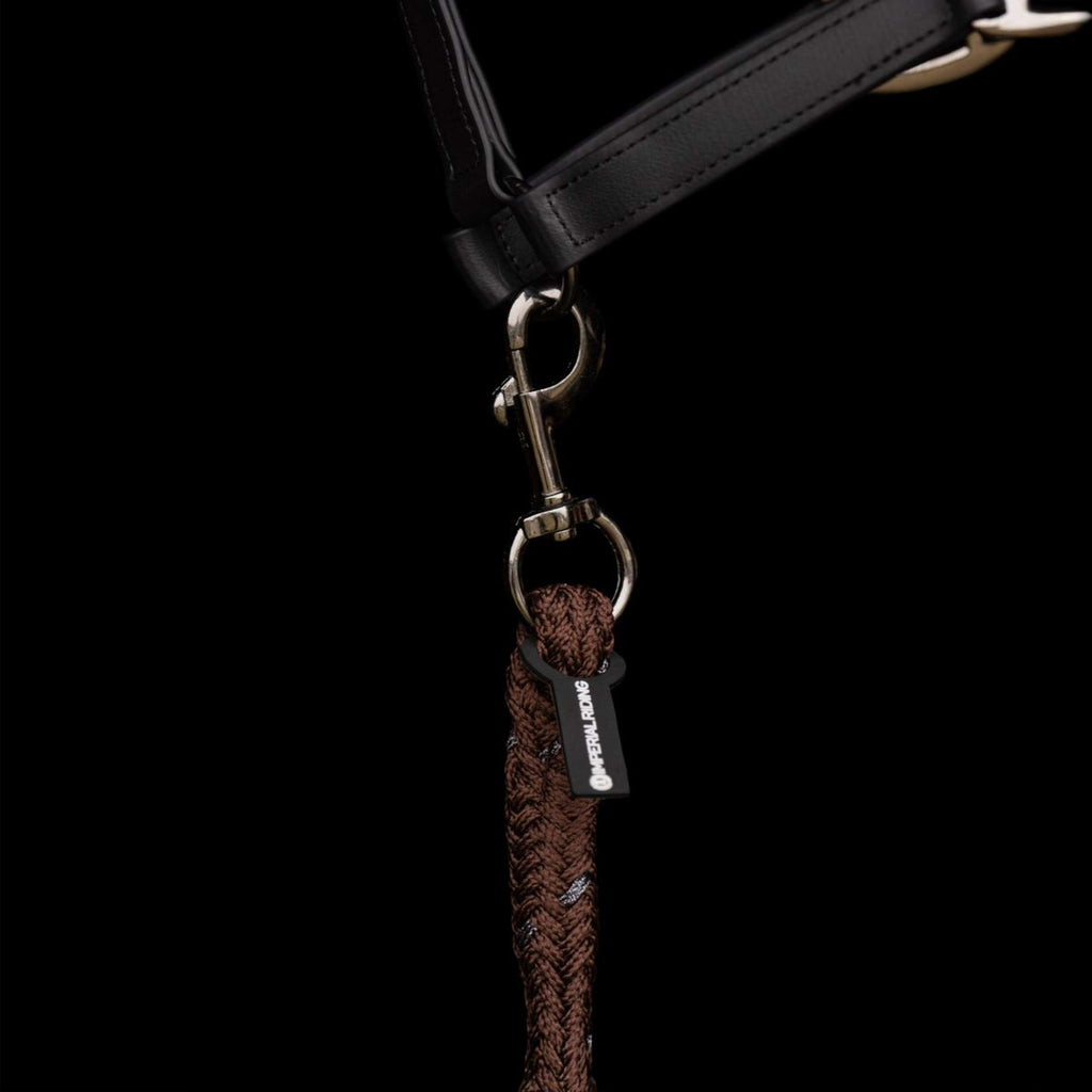 Imperial Riding Halstertouw IRHDeluxe met Musketonhaak Brons