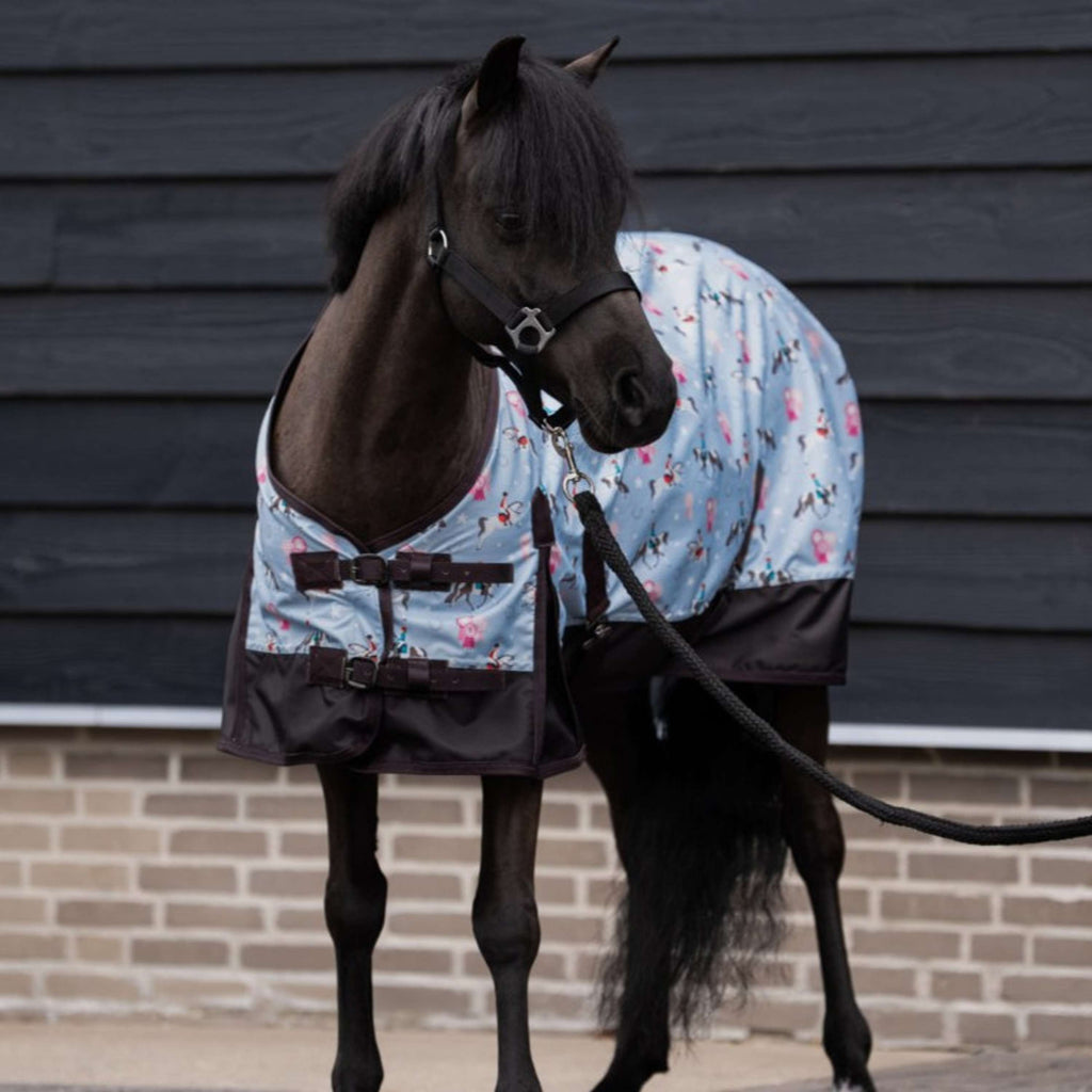 Imperial Riding Outdoordeken IRHLittle Champion AOP 0g Licht Blauw