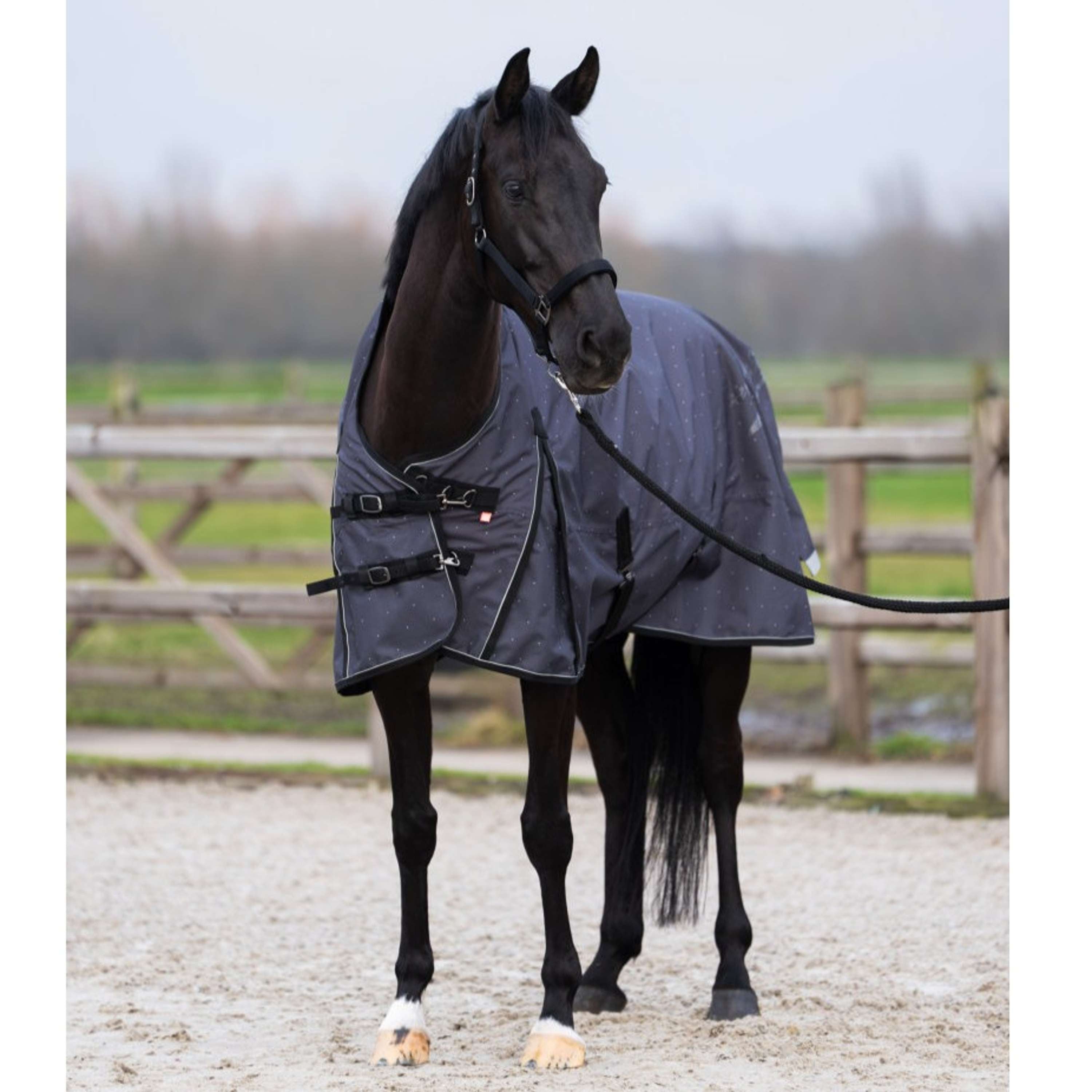 Imperial Riding Outdoordeken IRHSuper-dry AOP 0g Grijs