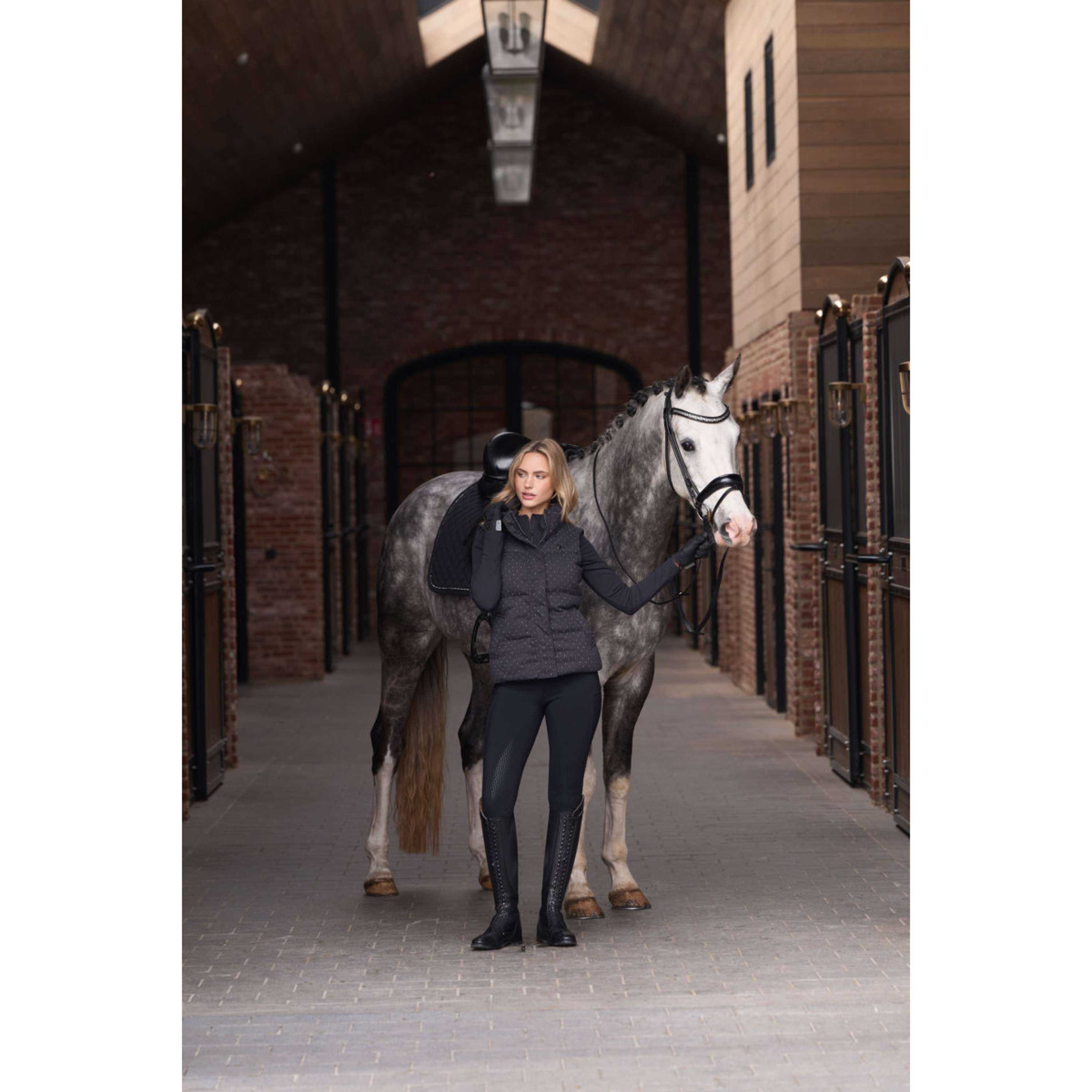 Imperial Riding Bodywarmer IRHBelle Herringbone Grijs