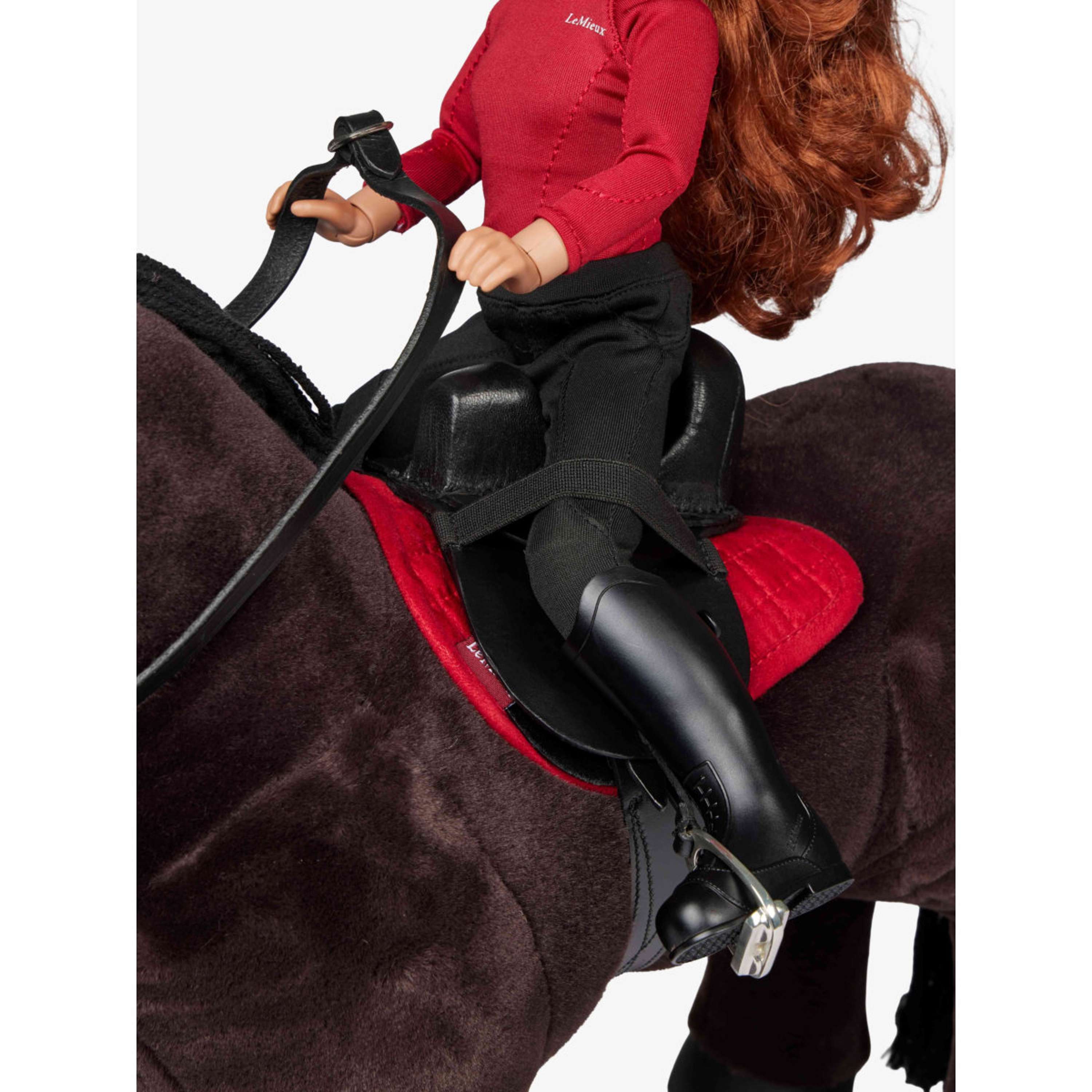 LeMieux Toy Rider Steady Saddle Zwart