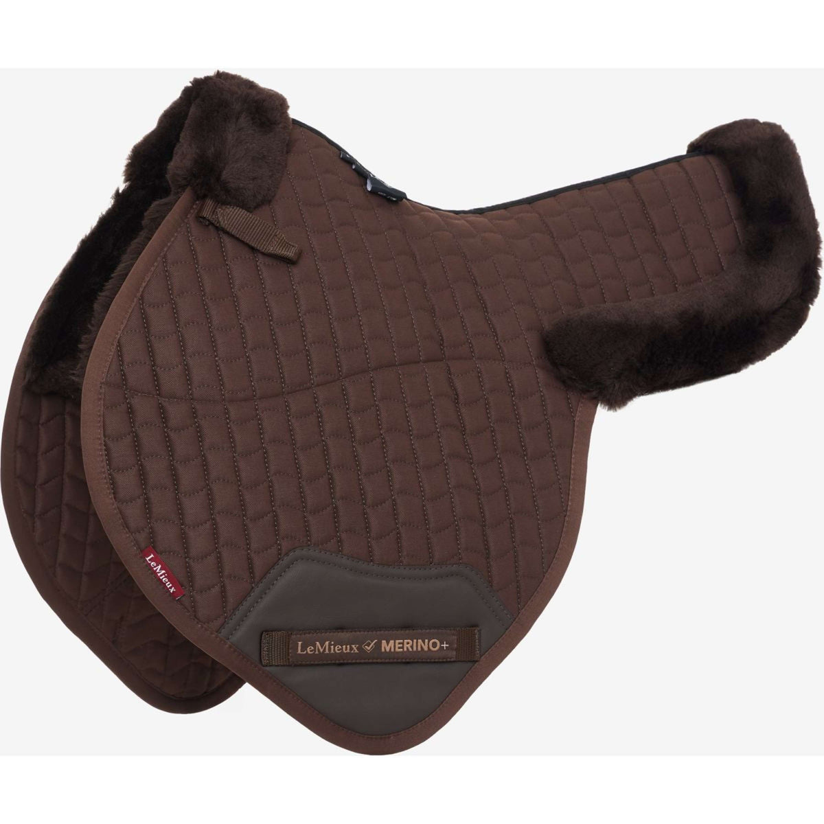 LeMieux Zadeldekje Merino+ Half Onderlegd Bruin