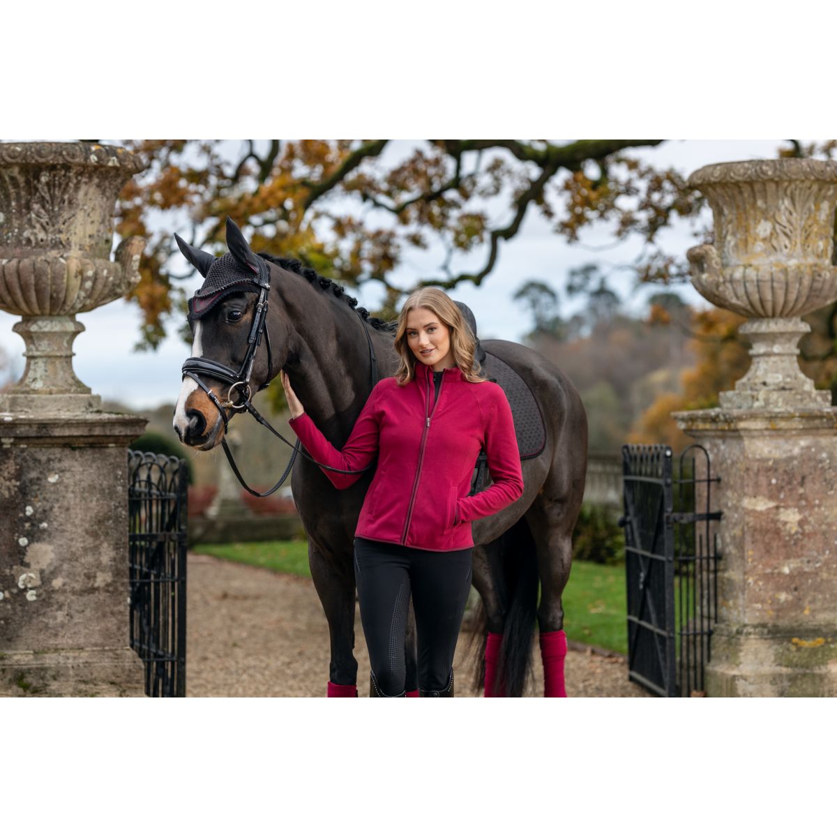 LeMieux Fleece Vest Faye Ember