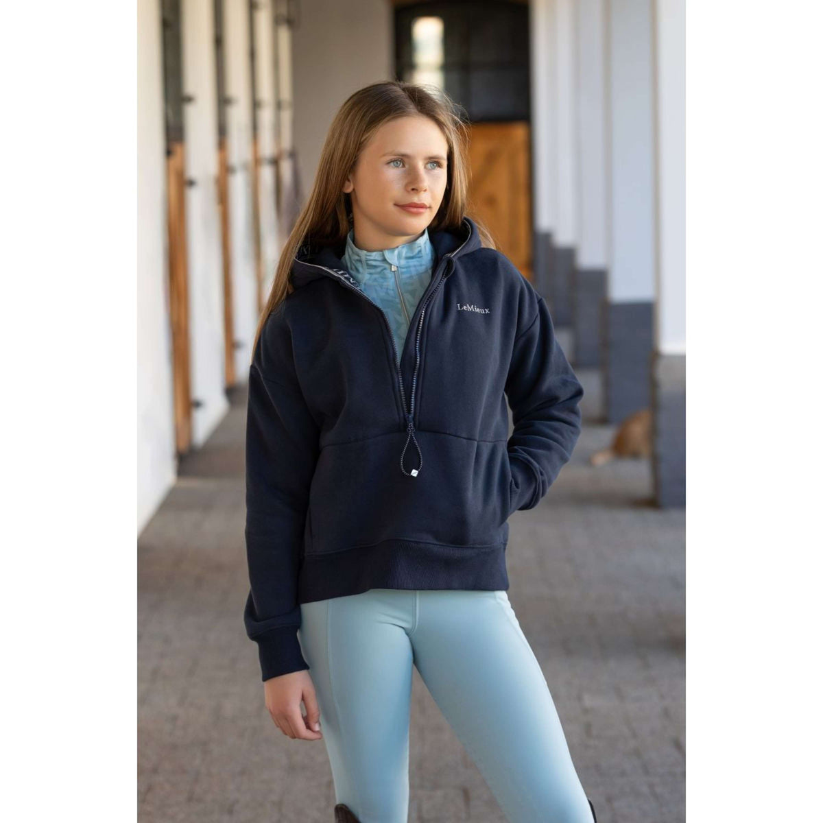 LeMieux Hoodie Young Rider Hettie Navy