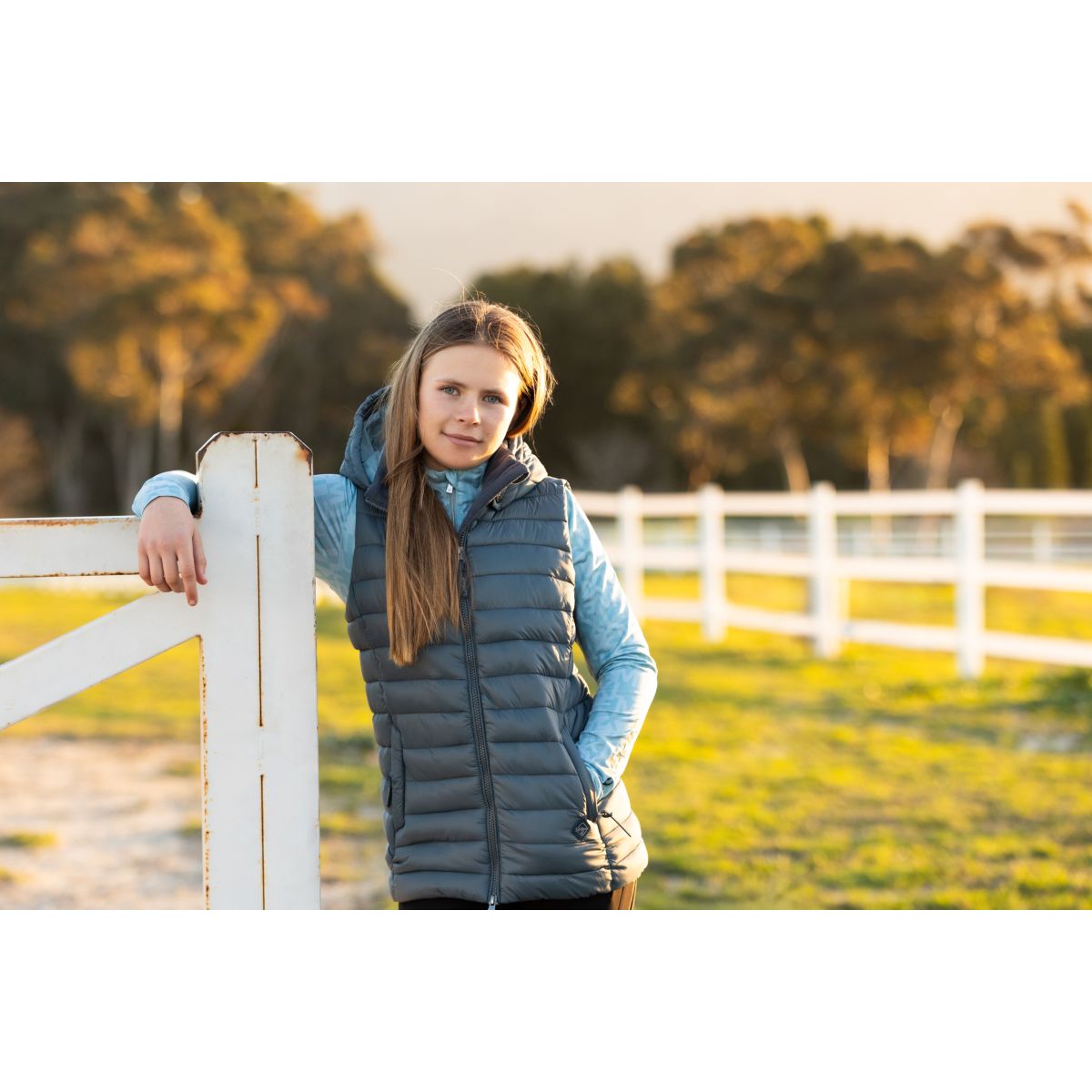 LeMieux Bodywarmer Young Rider Milly Petrol