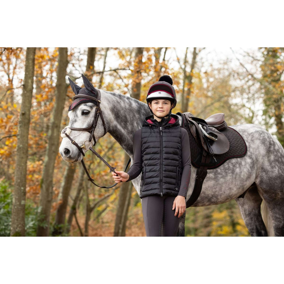 LeMieux Bodywarmer Young Rider Milly Zwart