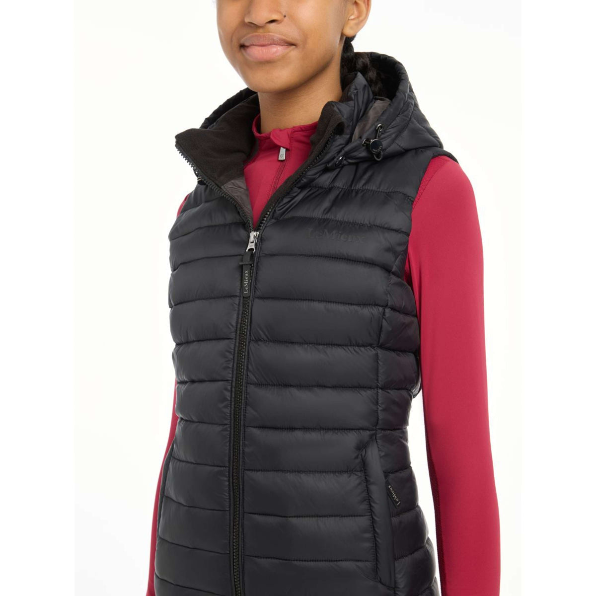 LeMieux Bodywarmer Young Rider Milly Zwart