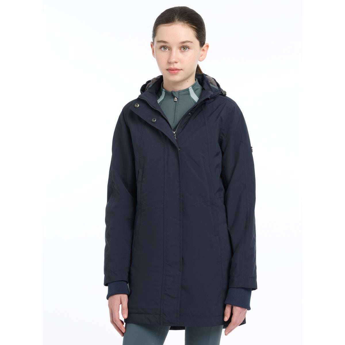 LeMieux Regenjas Young Rider Skye Navy