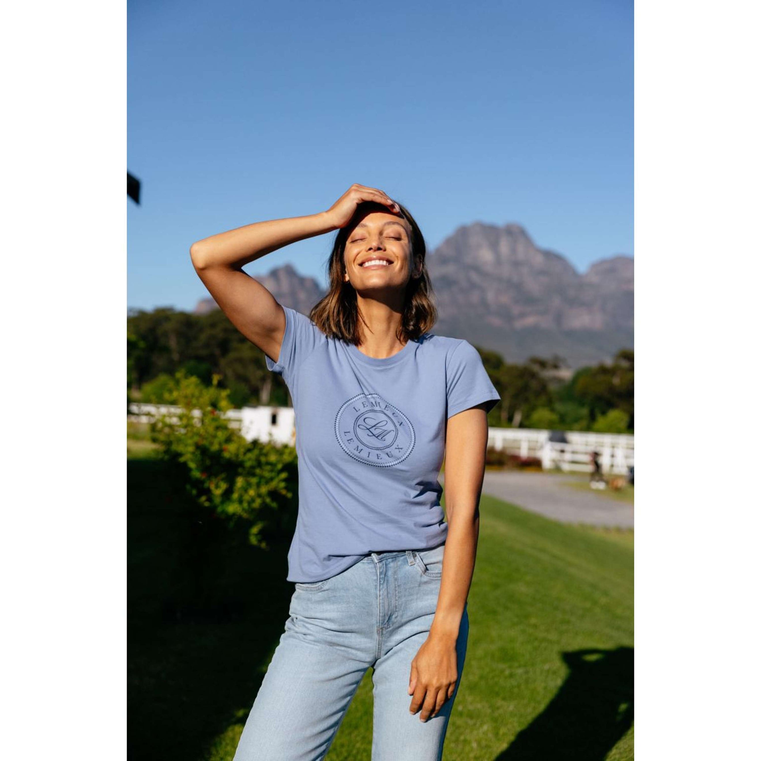 LeMieux T-Shirt Classique Powder Blue LeMieux T-Shirt Classique Powder Blue