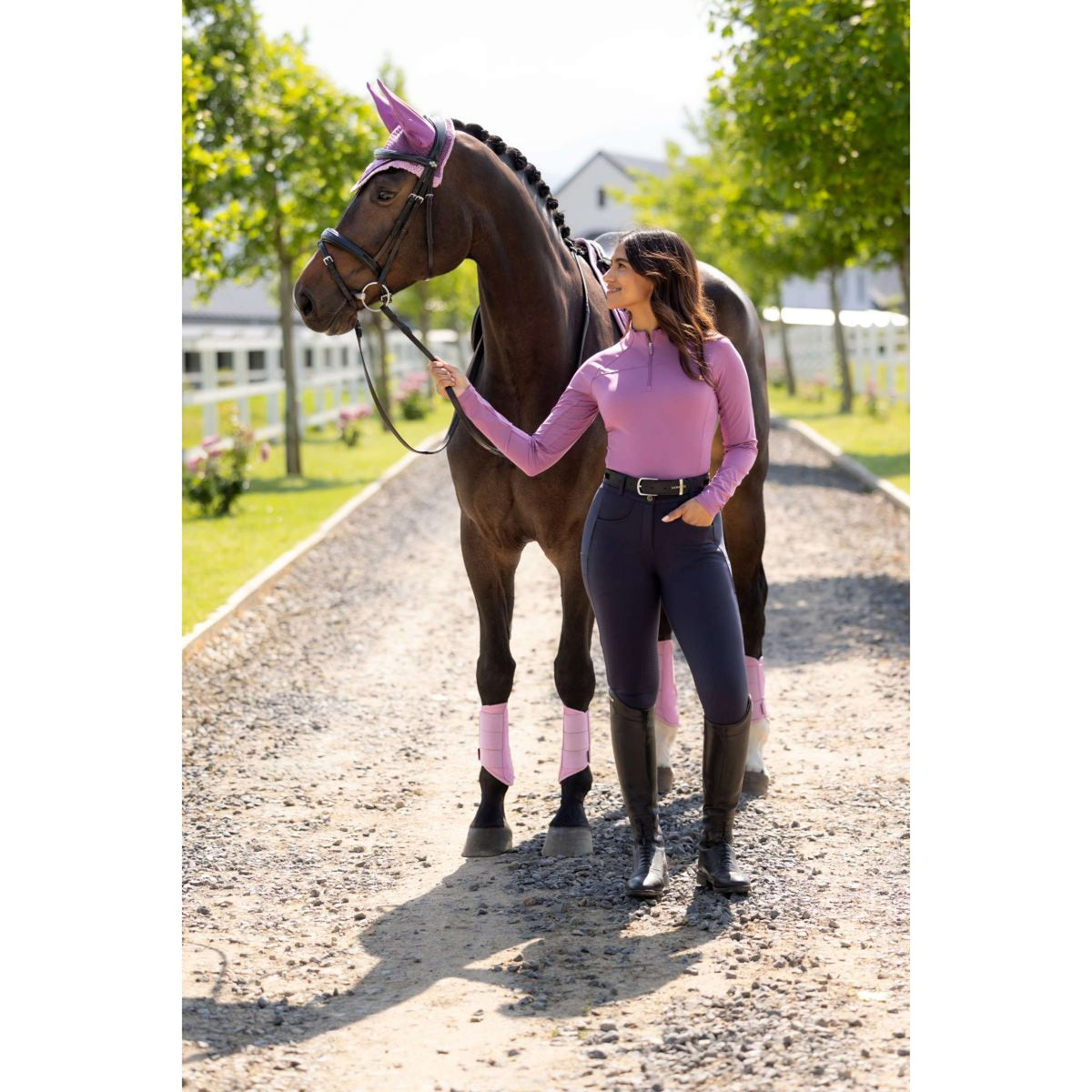 LeMieux Base Layer Airflow Lange Mouwen Mallow