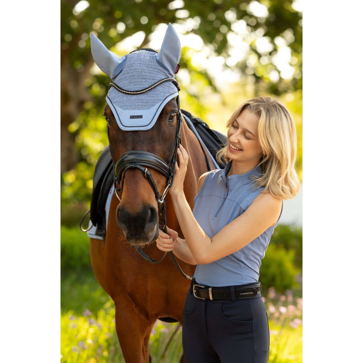 LeMieux Base Layer Airflow Mouwloos Powder Blue