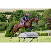 LeMieux Zadeldekje Suede Close Contact Square Springen Mallow