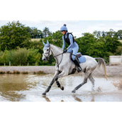 LeMieux Zadeldekje Suede Close Contact Square Springen Powder Blue