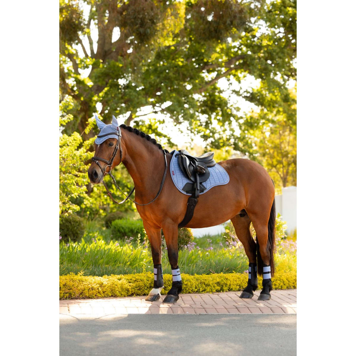 LeMieux Zadeldekje Suede Square Veelzijdigheid Powder Blue