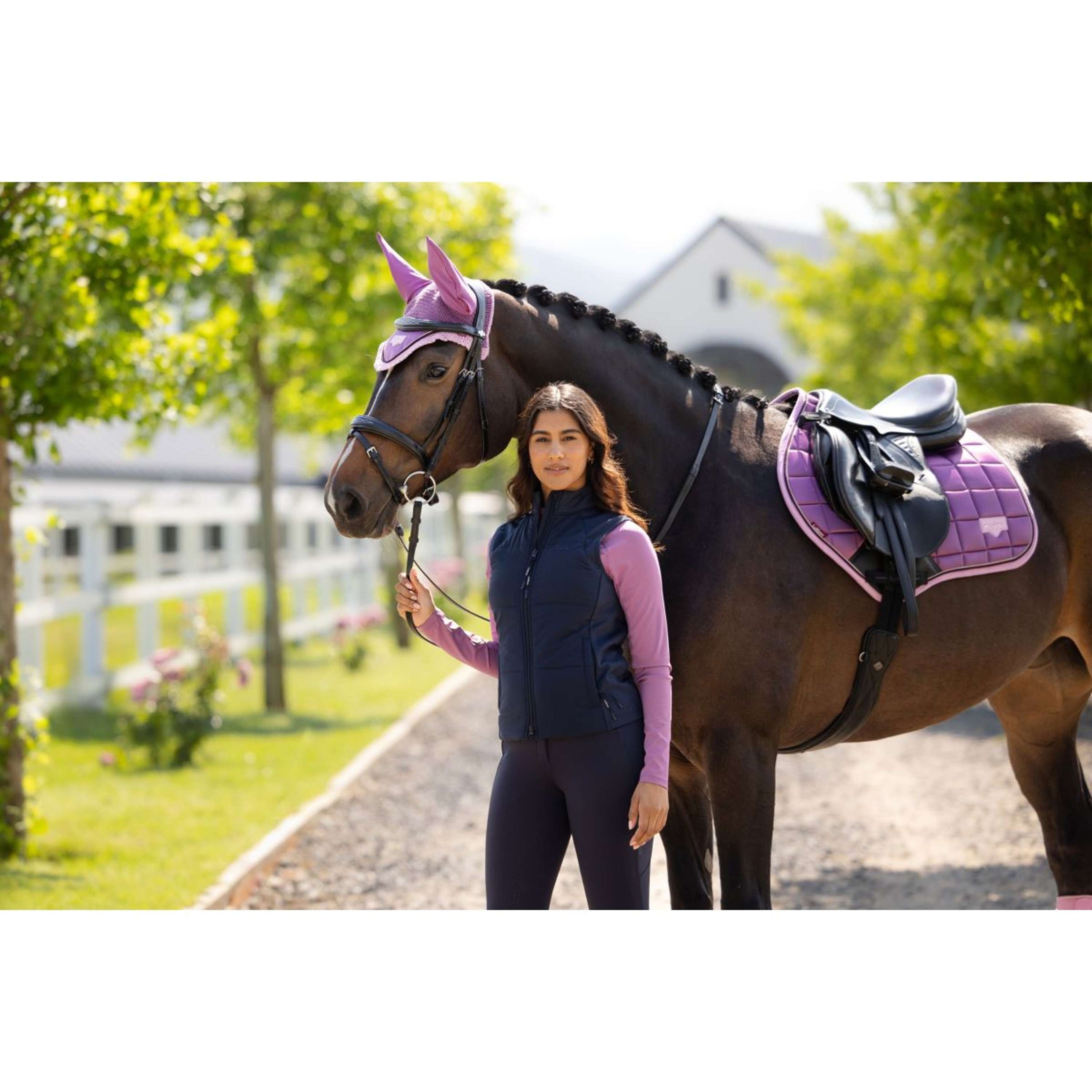 LeMieux Zadeldekje Loire Classic Close Contact Square Springen Mallow