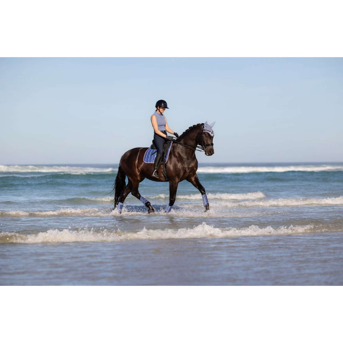 LeMieux Zadeldekje Loire Classic Square Dressuur Powder Blue