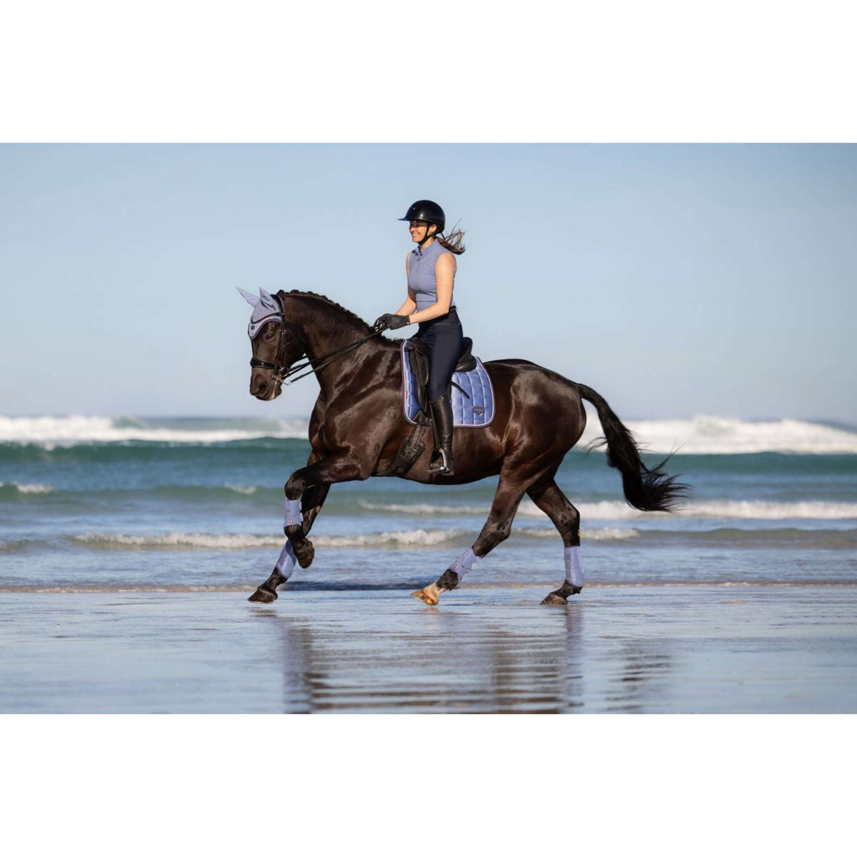 LeMieux Zadeldekje Loire Classic Square Dressuur Powder Blue