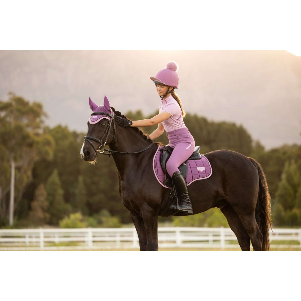 LeMieux Zadeldekje Loire Classic Square Veelzijdigheid Mallow