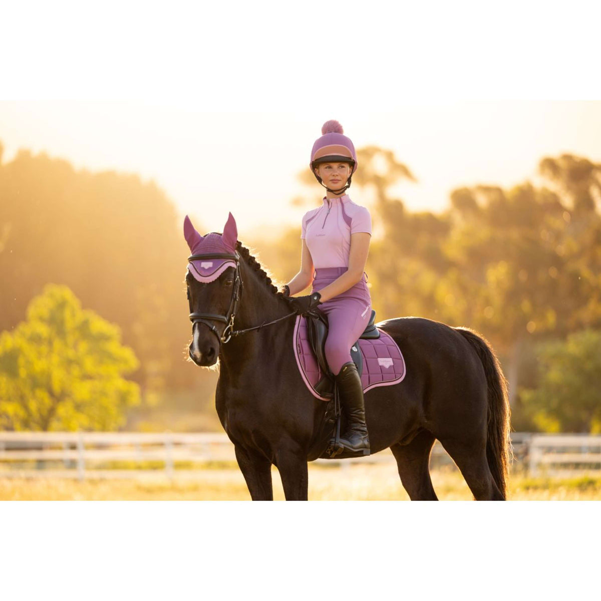 LeMieux Zadeldekje Loire Classic Square Veelzijdigheid Mallow