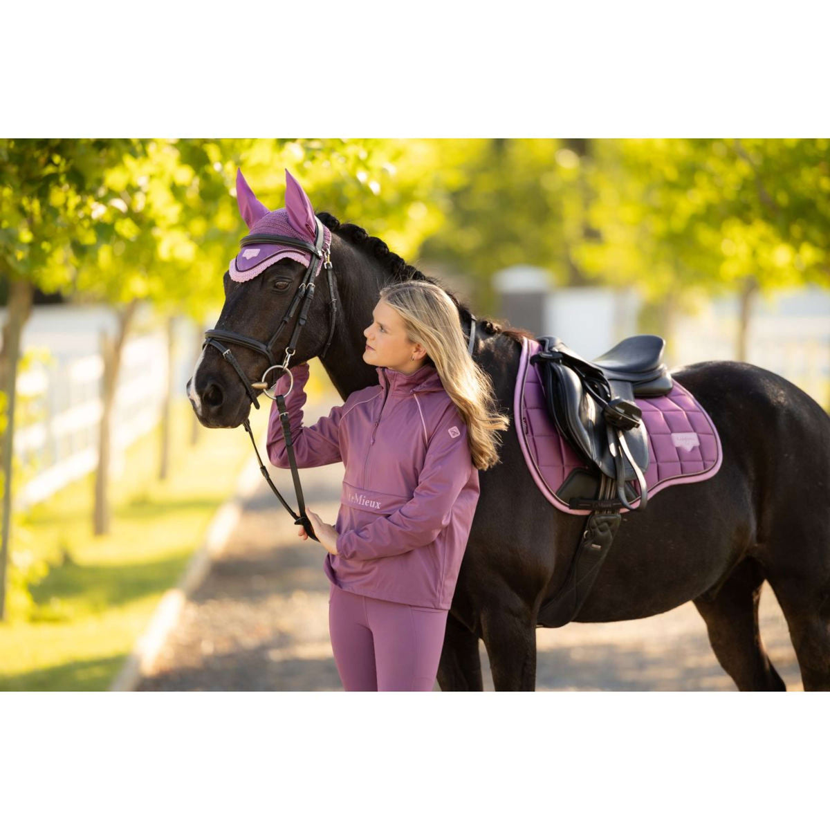 LeMieux Zadeldekje Loire Classic Square Veelzijdigheid Mallow