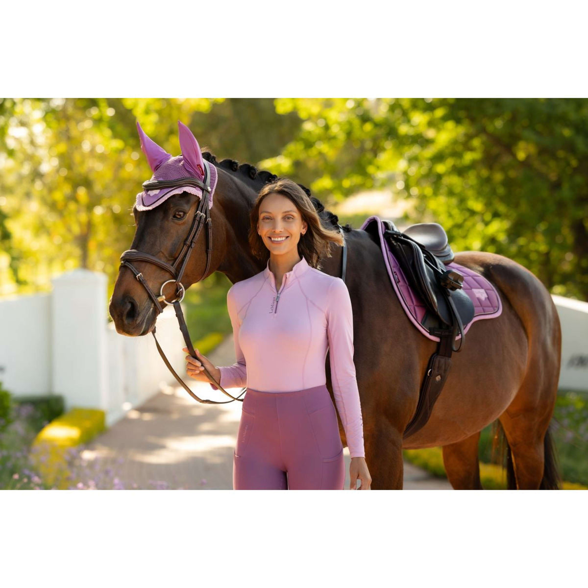 LeMieux Zadeldekje Loire Classic Square Veelzijdigheid Mallow