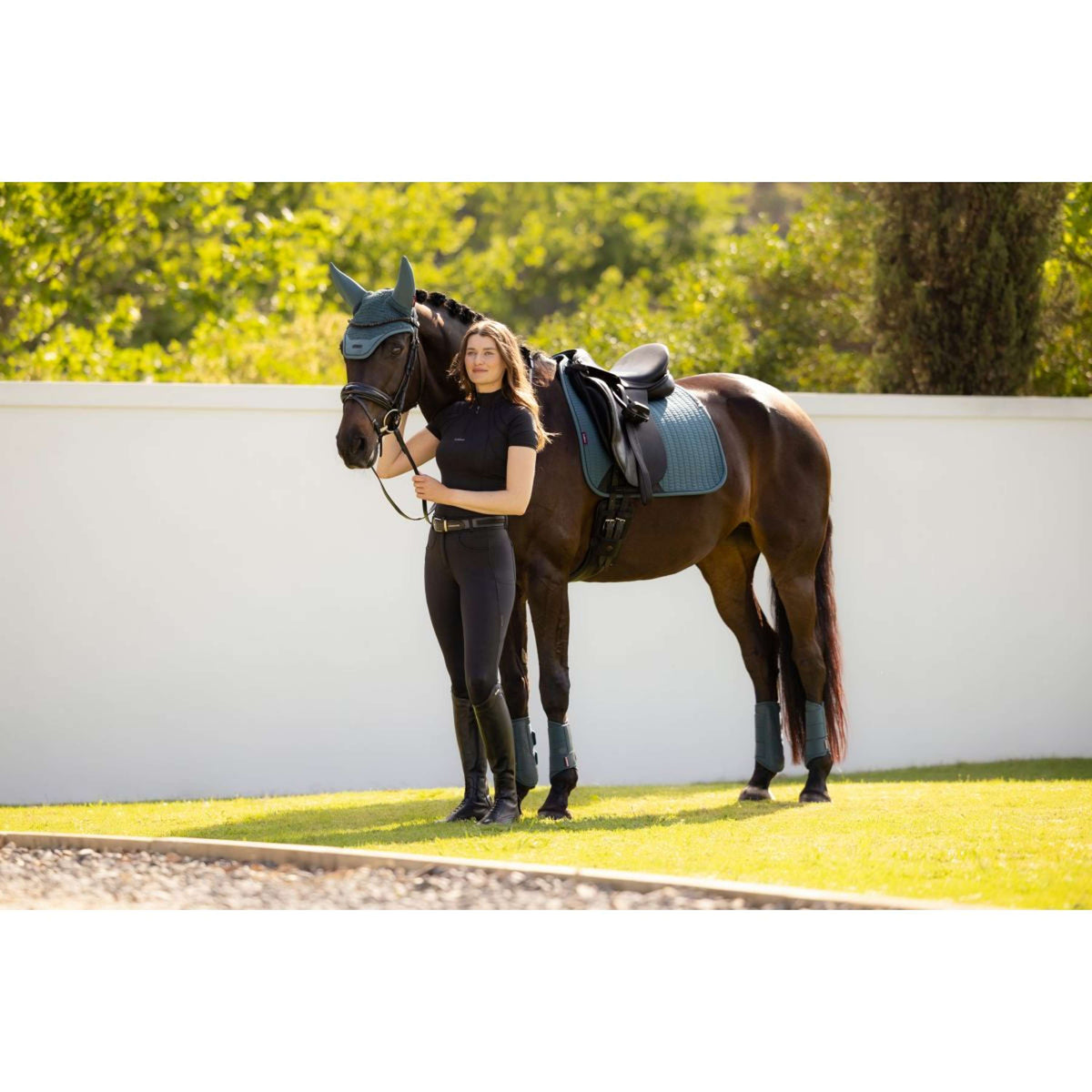 LeMieux Zadeldekje Essence Square Dressuur Jungle