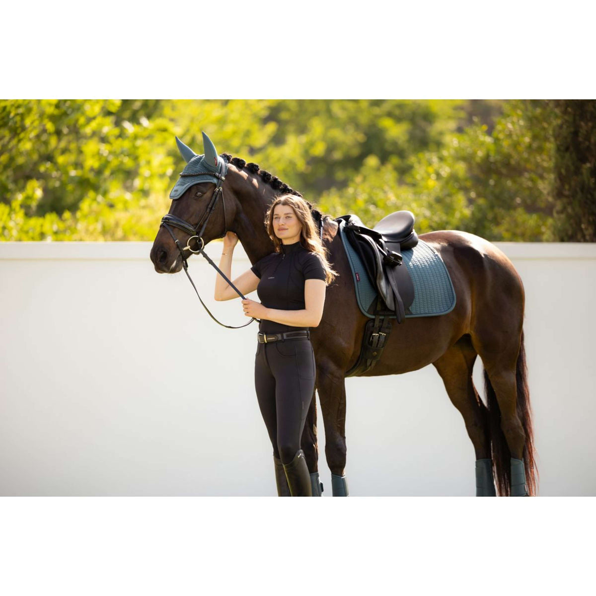 LeMieux Zadeldekje Essence Square Dressuur Jungle