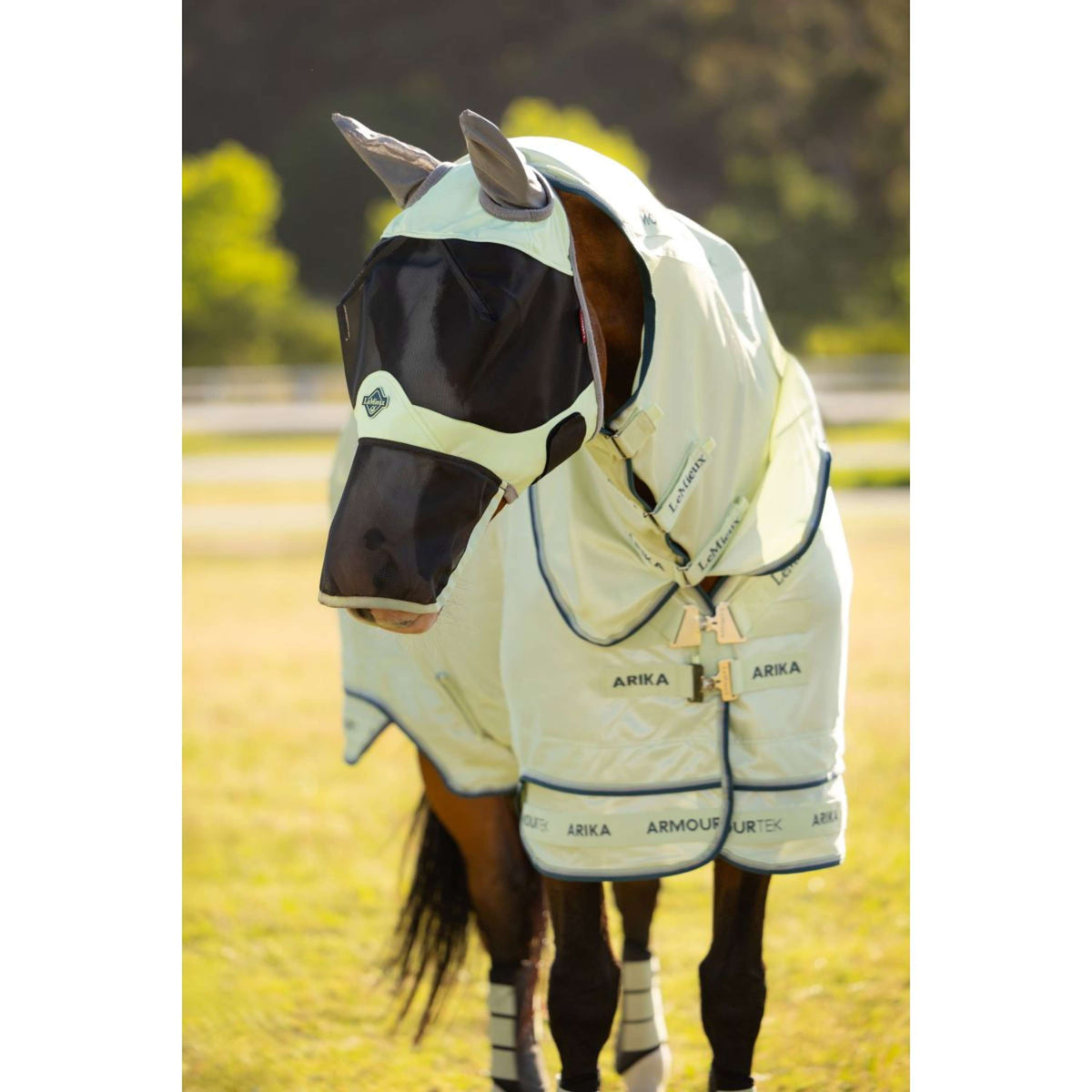 LeMieux Vliegenmasker Visor-Tek Met Neusnetje Macaron