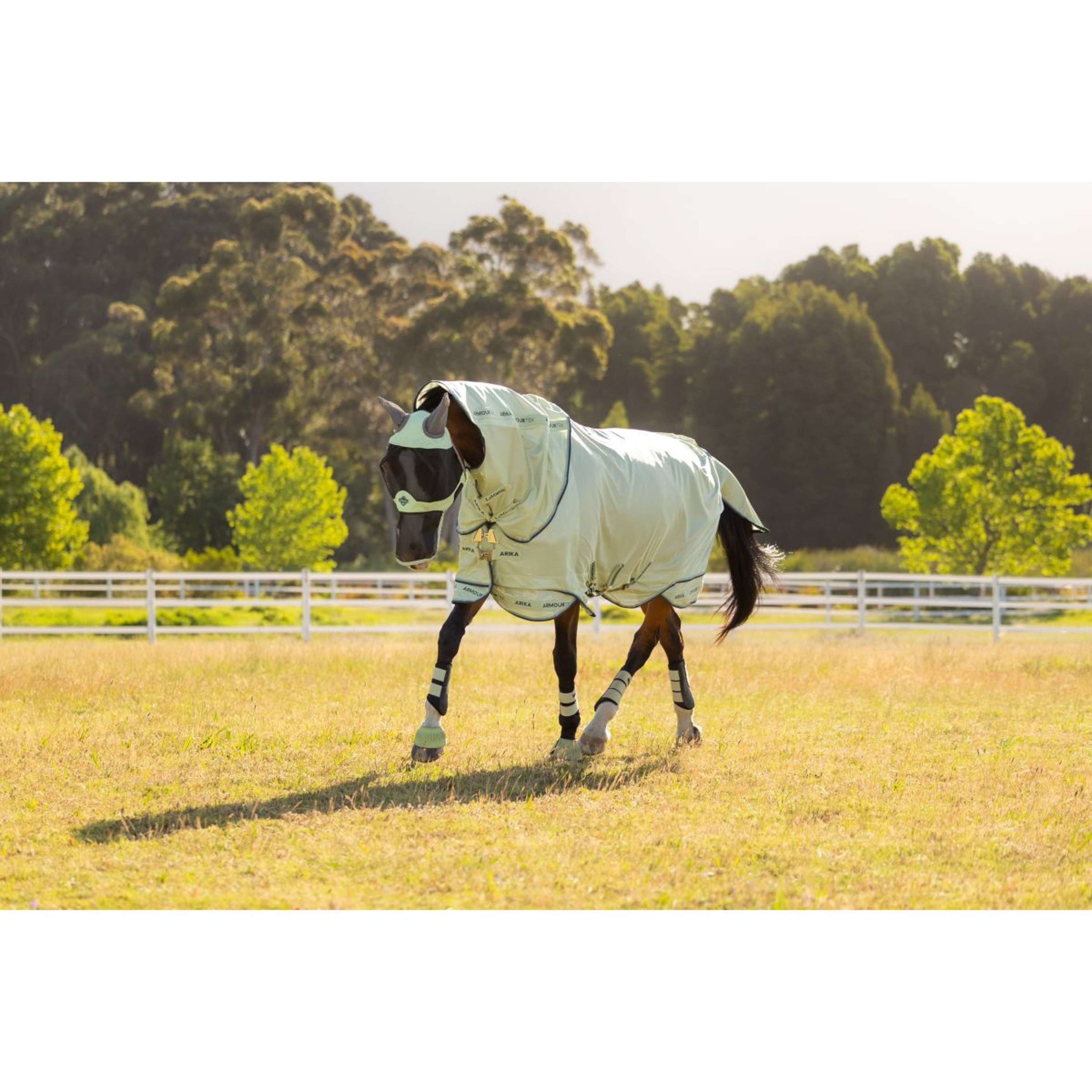 LeMieux Vliegendeken Arika Armour-Tek Afneembare Hals Macaron LeMieux Vliegendeken Arika Armour-Tek Afneembare Hals Macaron