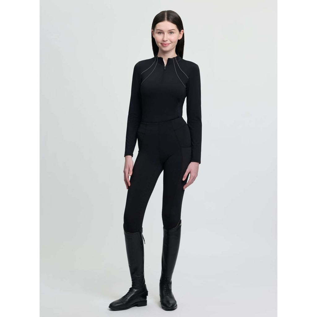 LeMieux Base Layer Young Rider Airflow Zwart
