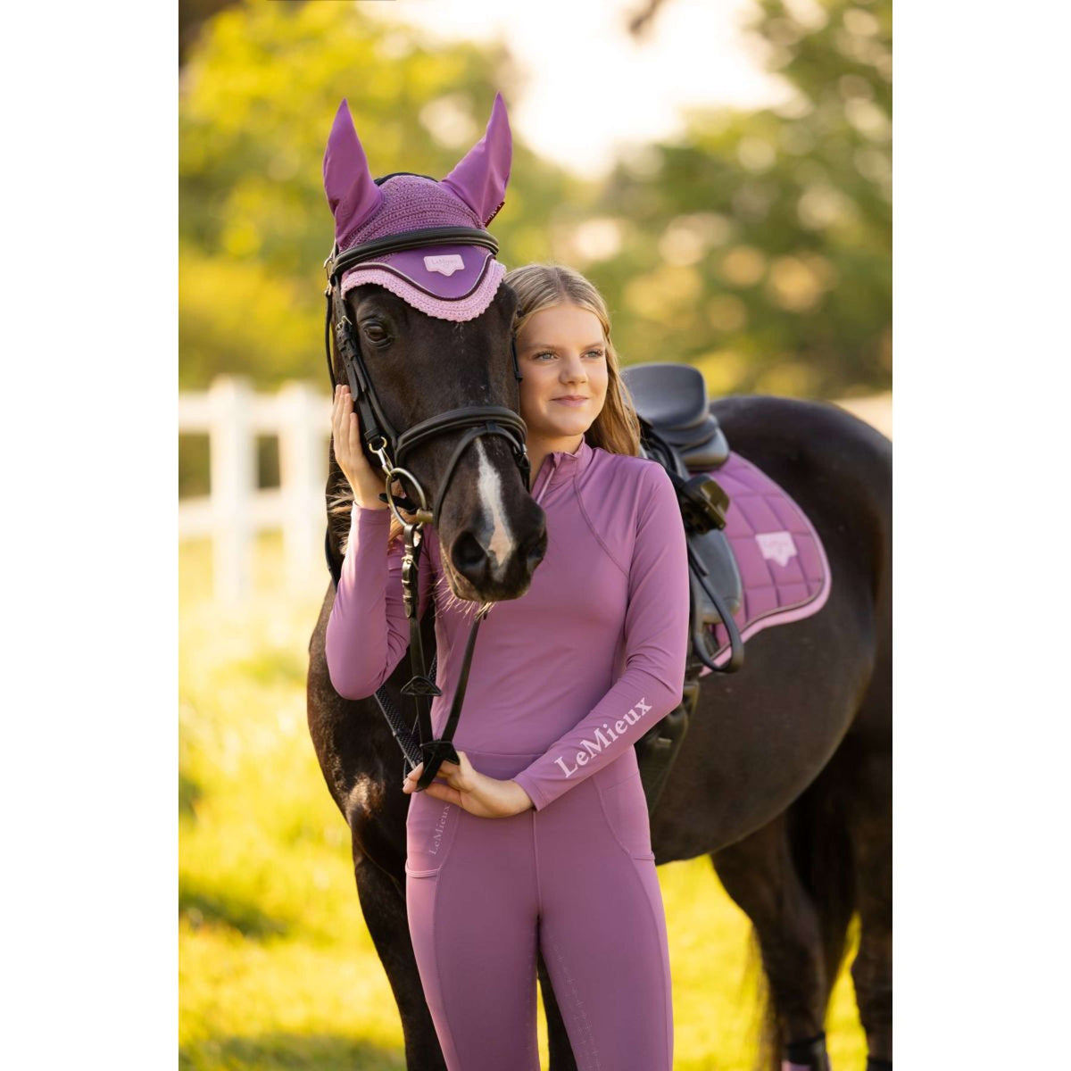 LeMieux Base Layer Young Rider Classique Mallow