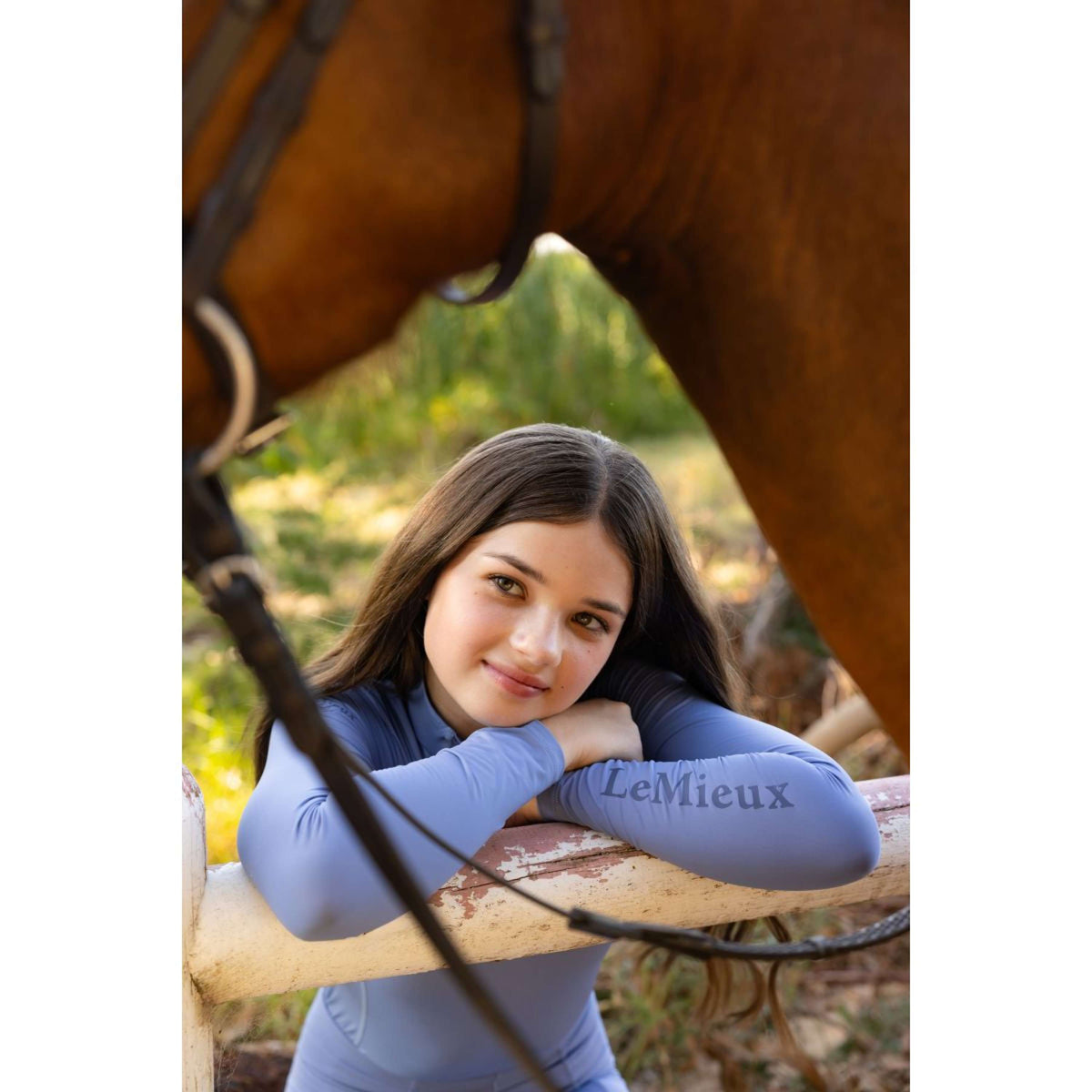 LeMieux Base Layer Young Rider Classique Powder Blue