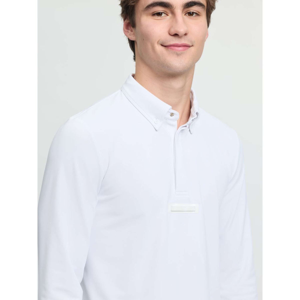 LeMieux Wedstrijdshirt Show Heren Wit