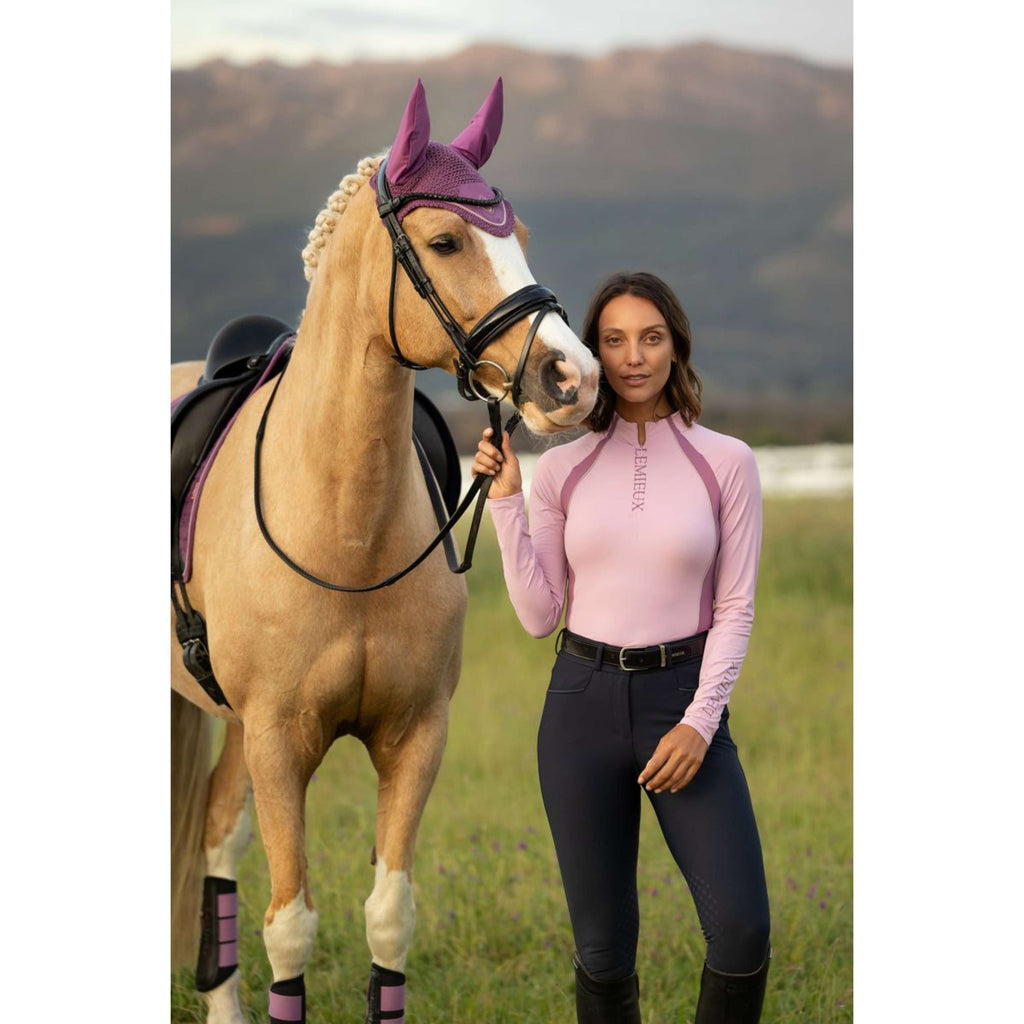 LeMieux Base Layer Philippa Mesh Lange Mouwen Fondant