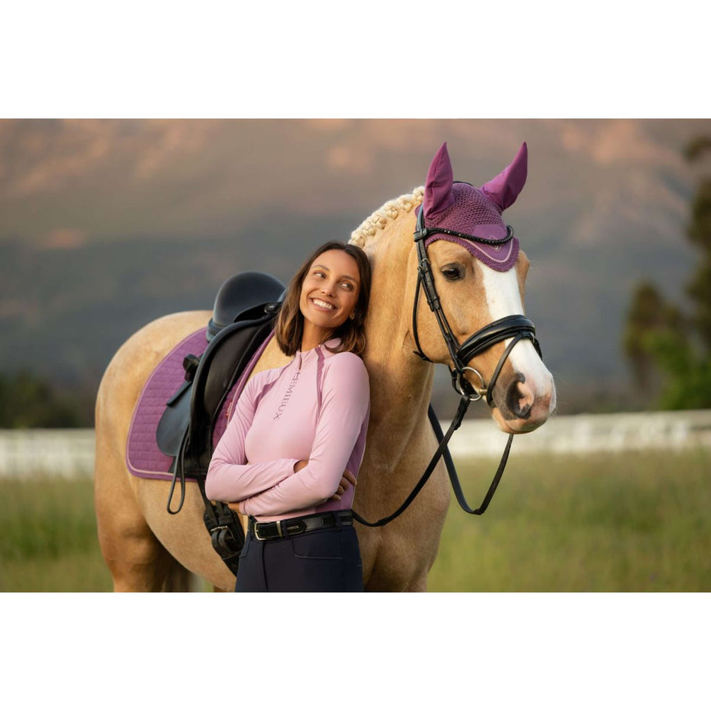 LeMieux Base Layer Philippa Mesh Lange Mouwen Fondant