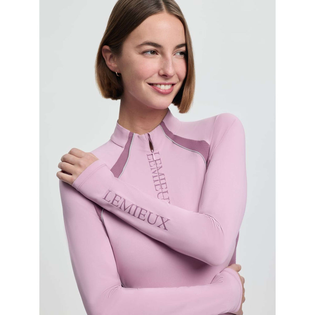LeMieux Base Layer Philippa Mesh Lange Mouwen Fondant