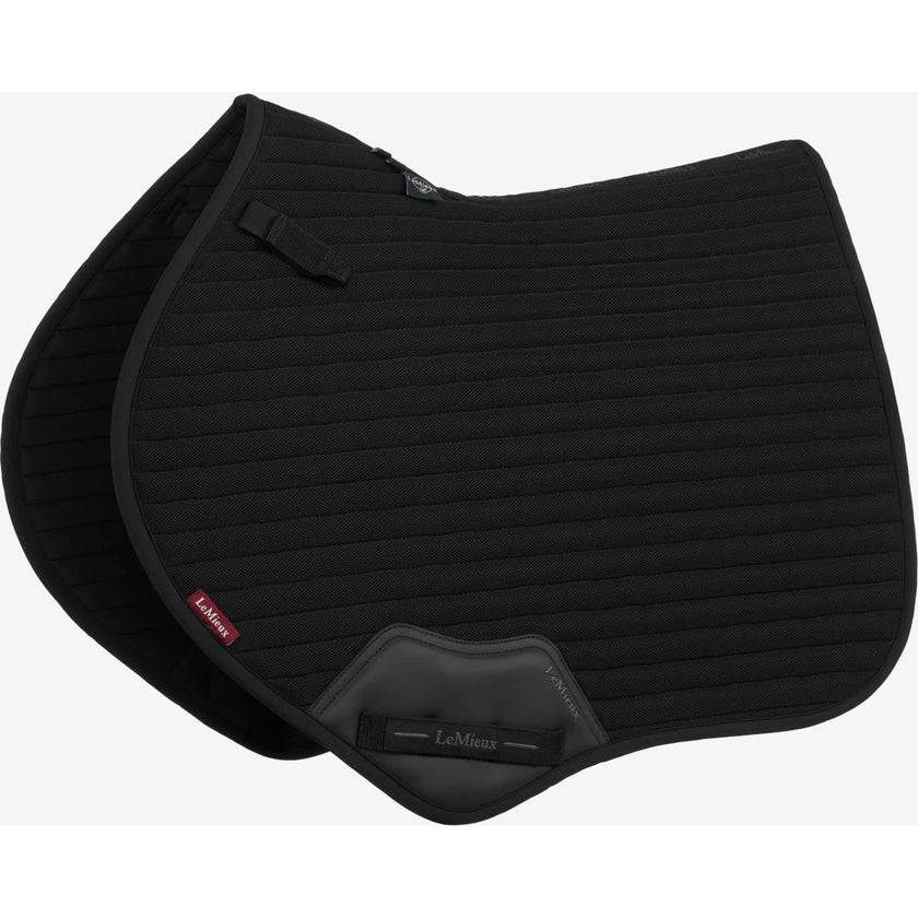 LeMieux Zadeldekje Air-Tek Mesh Close Contact Square Springen Zwart