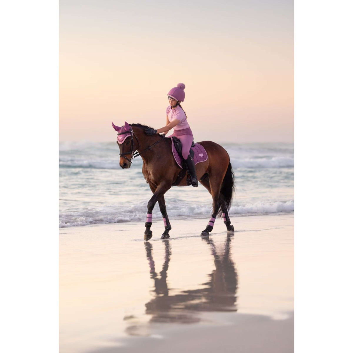 LeMieux Base Layer Young Rider Mia Mesh Fondant