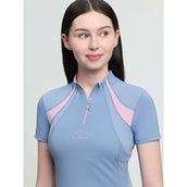 LeMieux Base Layer Young Rider Mia Mesh Powder Blue